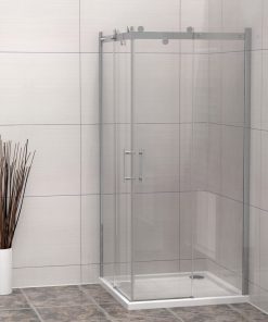 Duschkabine VENTA, geschlossen, helles Bad